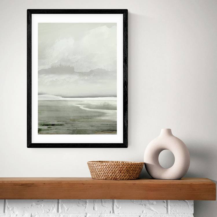 East End Prints Black Frame Art Print - A2 0