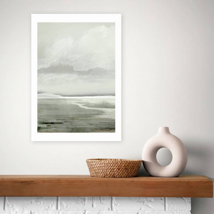East End Prints Lakes Art Print - A3 0
