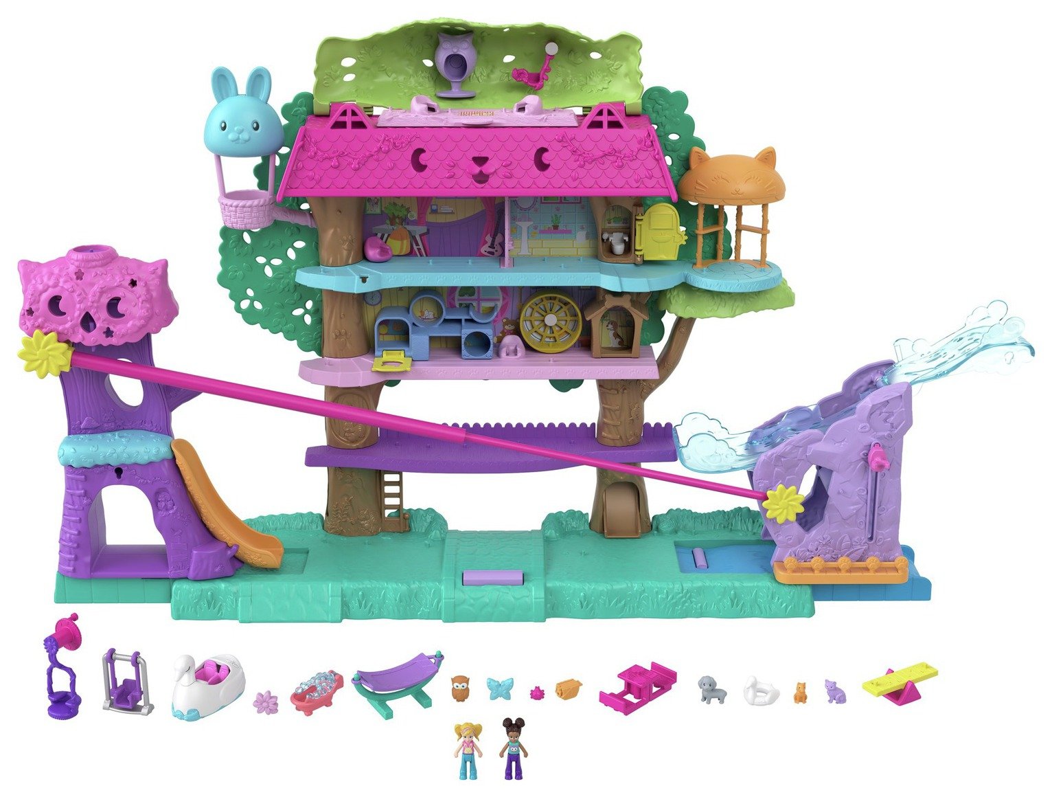 Polly Pocket Pet Adventure Treehouse Playset and Accessories review