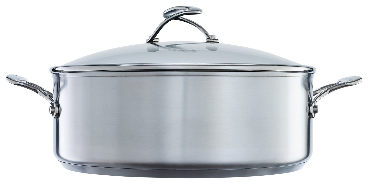 Circulon S Series 30cm Stainless Steel Stock Pot