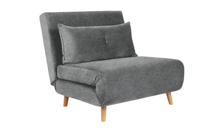 Habitat Roma Single Fabric Chairbed - Grey