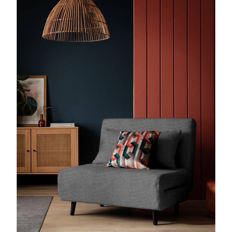 Habitat Roma Single Fabric Chairbed - Grey 0