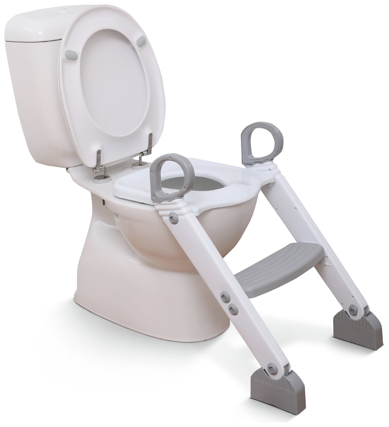 Dreambaby Potty Toilet Trainer Seat w/ladder - Grey