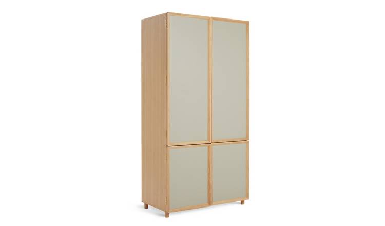 Habitat Weston 4 Door 3 Drawer Wardrobe - Oak