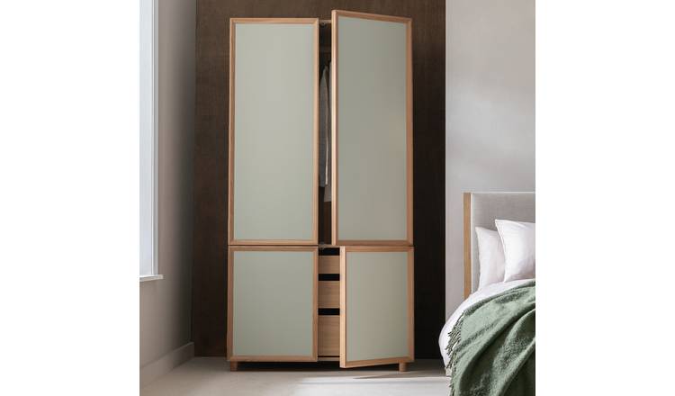 Habitat Weston 4 Door 3 Drawer Wardrobe - Oak