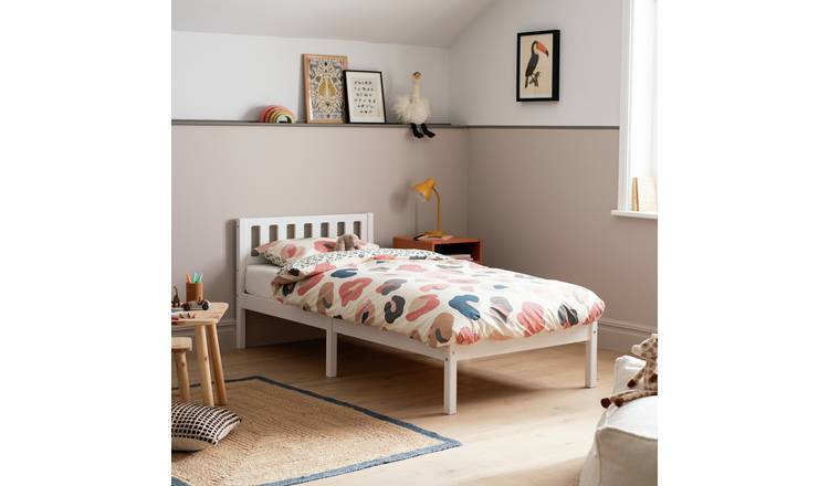 Habitat Ronnie Single Bed Frame - White 