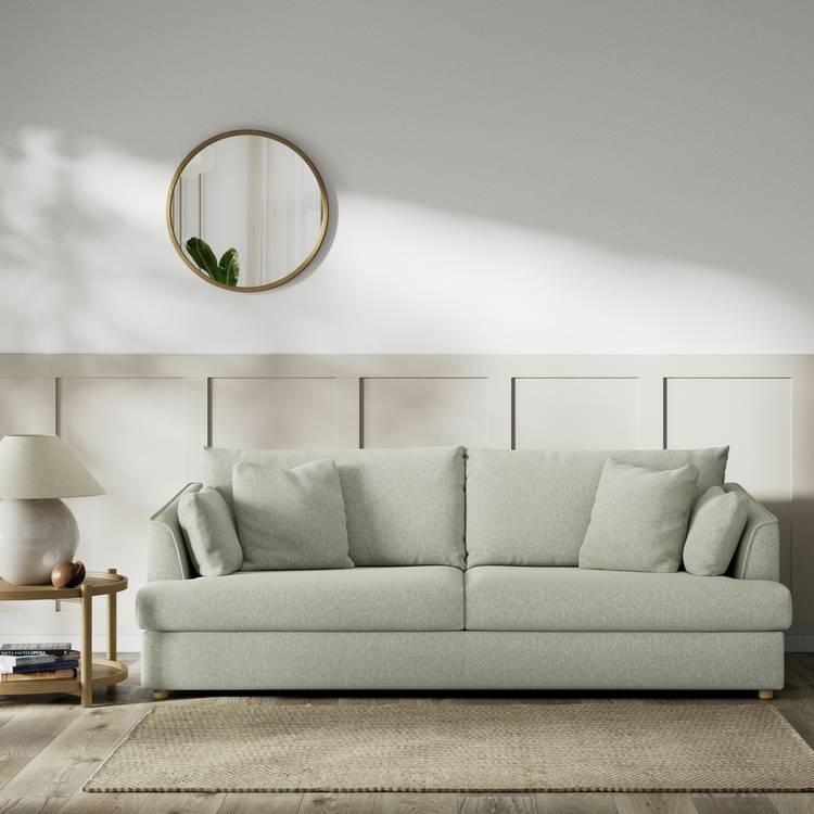 Habitat Holmfirth Fabric 4 Seater Sofa - Sage Green 0