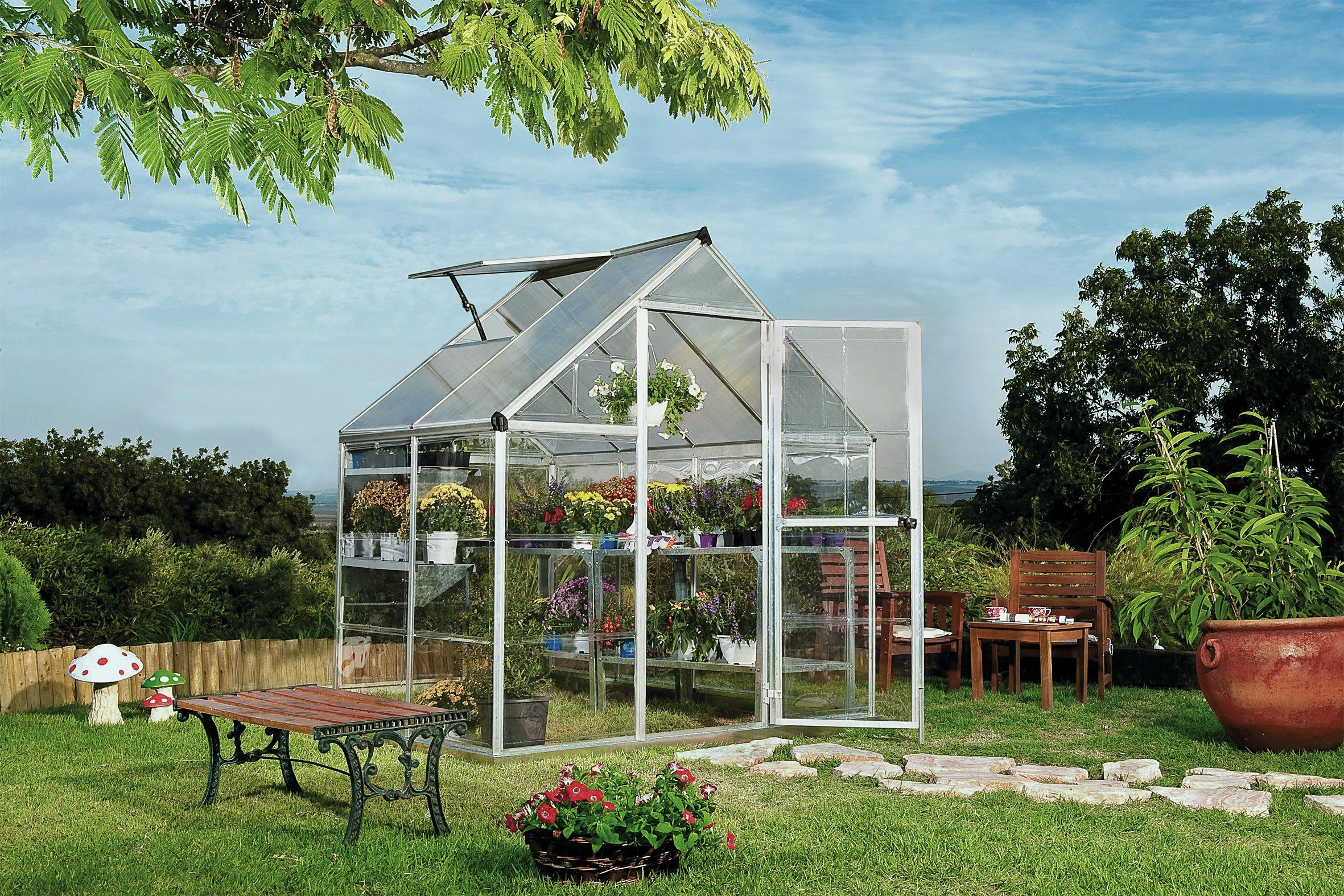 Silver Aluminium Hybrid Greenhouse Review