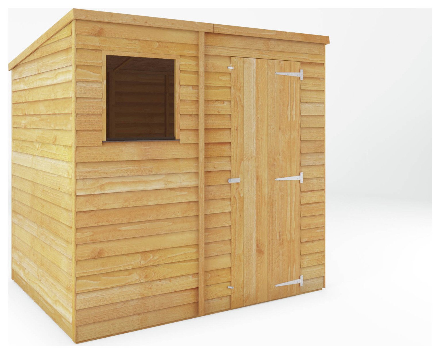 Mercia Wooden 7 x 5ft Overlap Garden Shed (7058646) | Argos Price ...