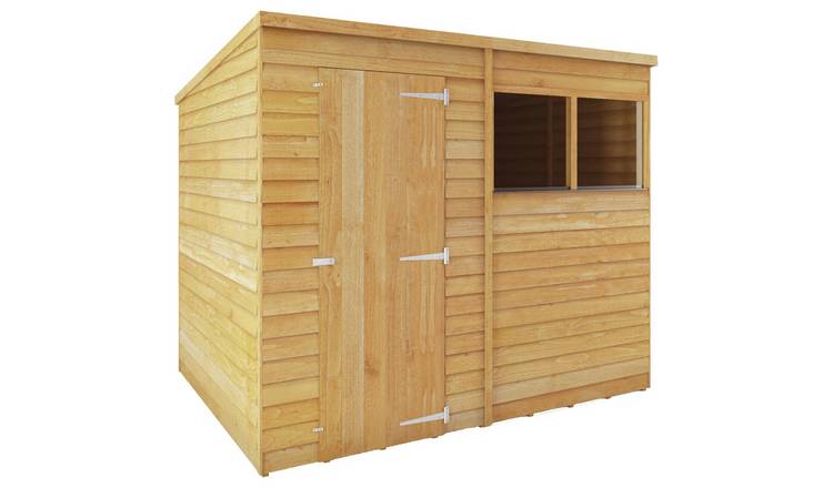 Mercia Wooden Overlap Pent Garden Shed - 8 x 6ft