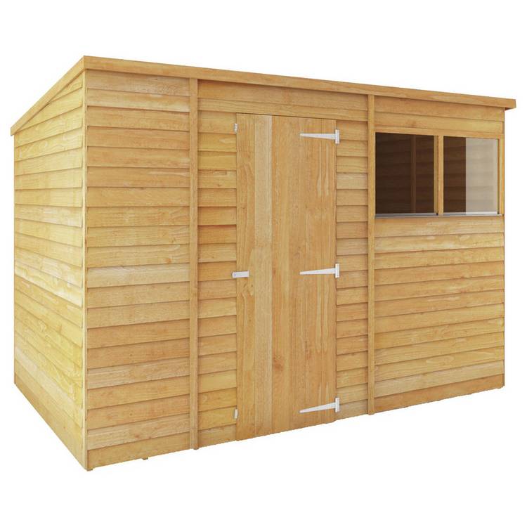 Mercia Wooden Overlap Garden Shed 10 x 6ft 0