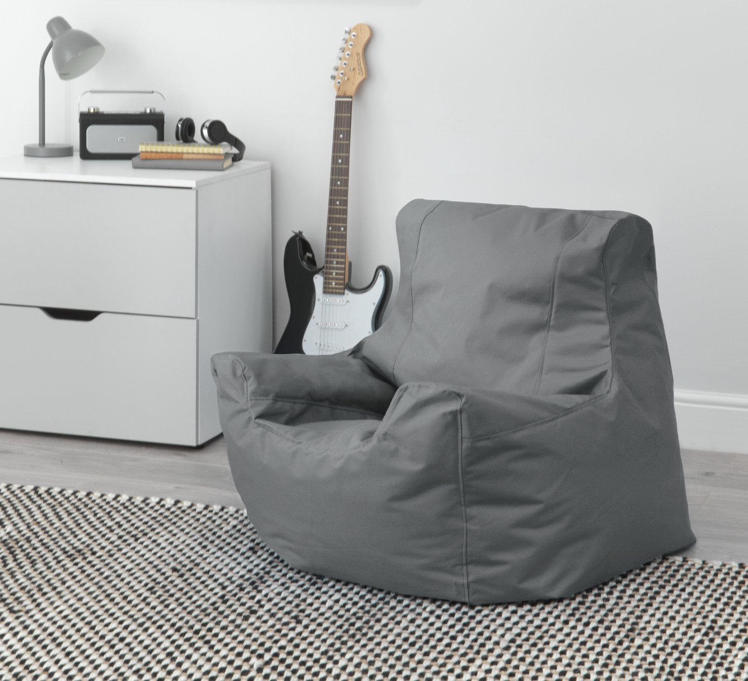 Argos Home Large Grey Teenager Bean Bag Review