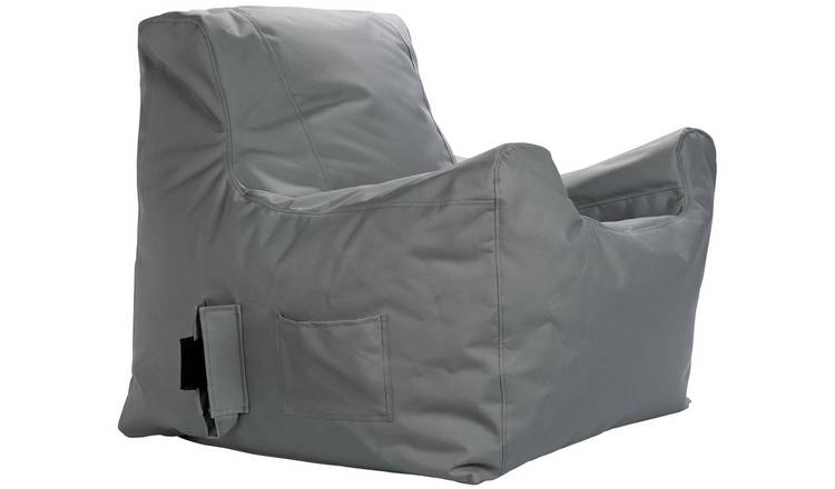 Buy Kaikoo Large Grey Teenager Bean Bag Chair Bean bags Argos