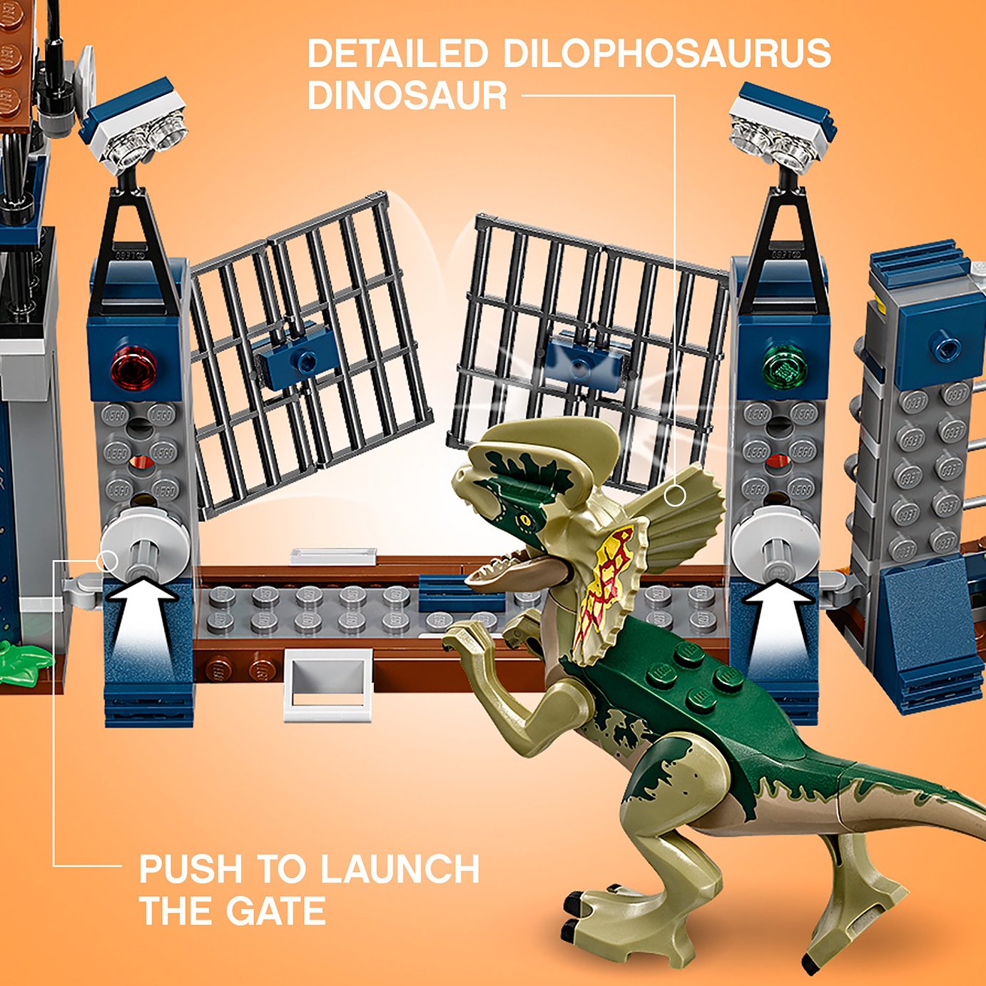 LEGO Jurassic World Dilophosaurus Attack Dinosaur Toy 75931 Reviews