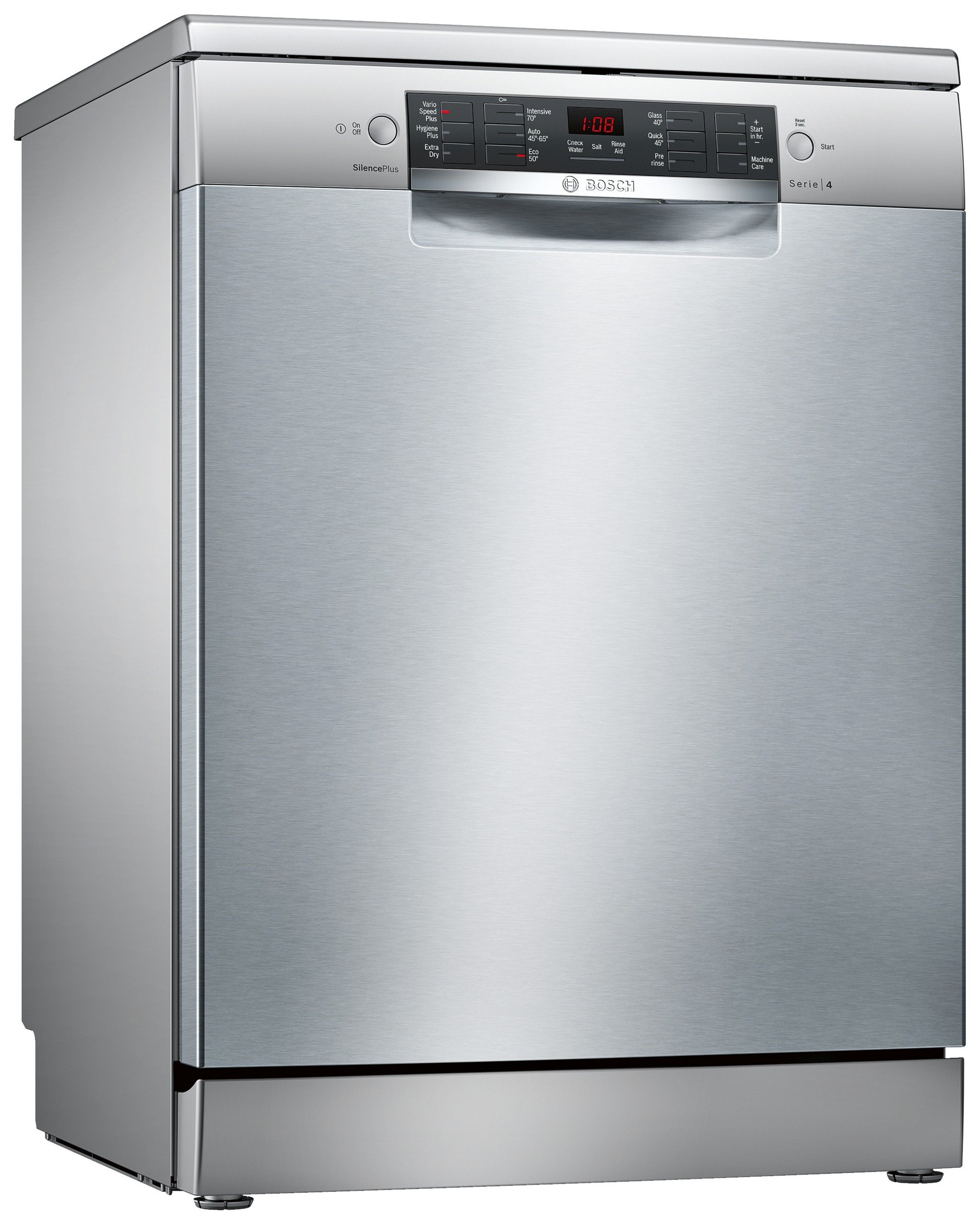 Bosch SMS46II00G Full Size Dishwasher - Silver