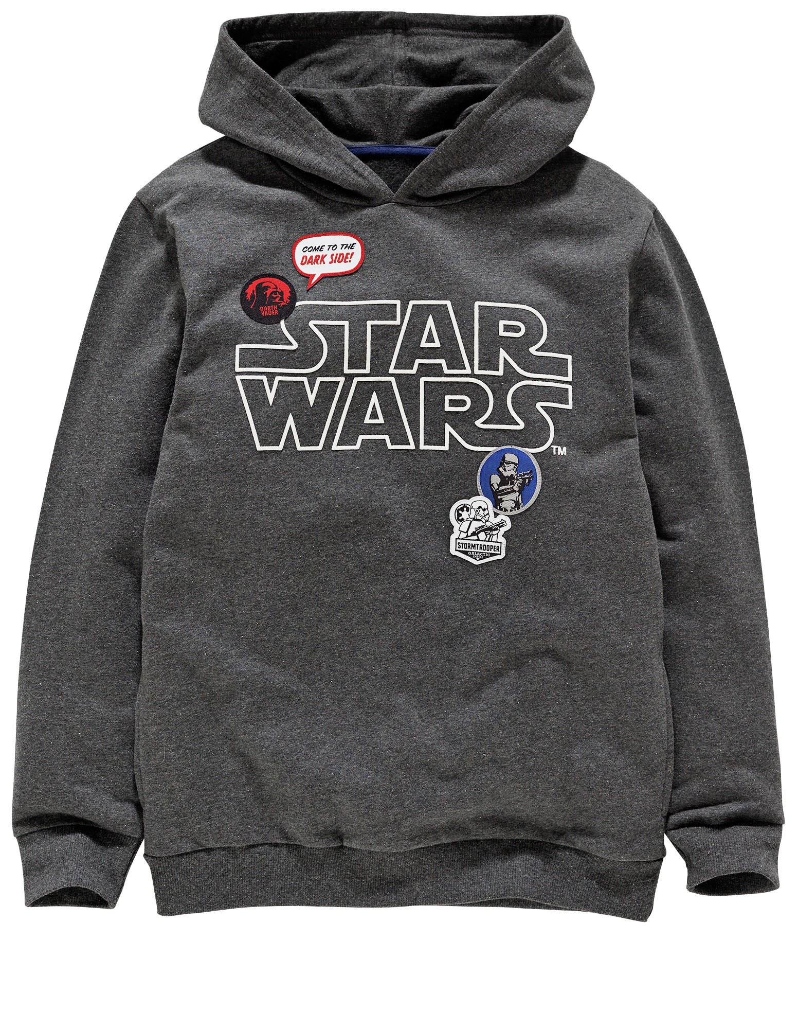 Star Wars Grey Logo Hoodie - 10-11 Years.