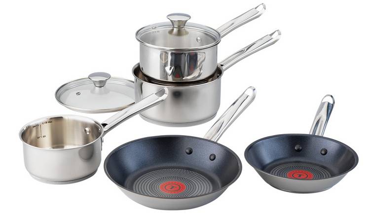 Tefal Essential 5 Piece Pots & Pans Set