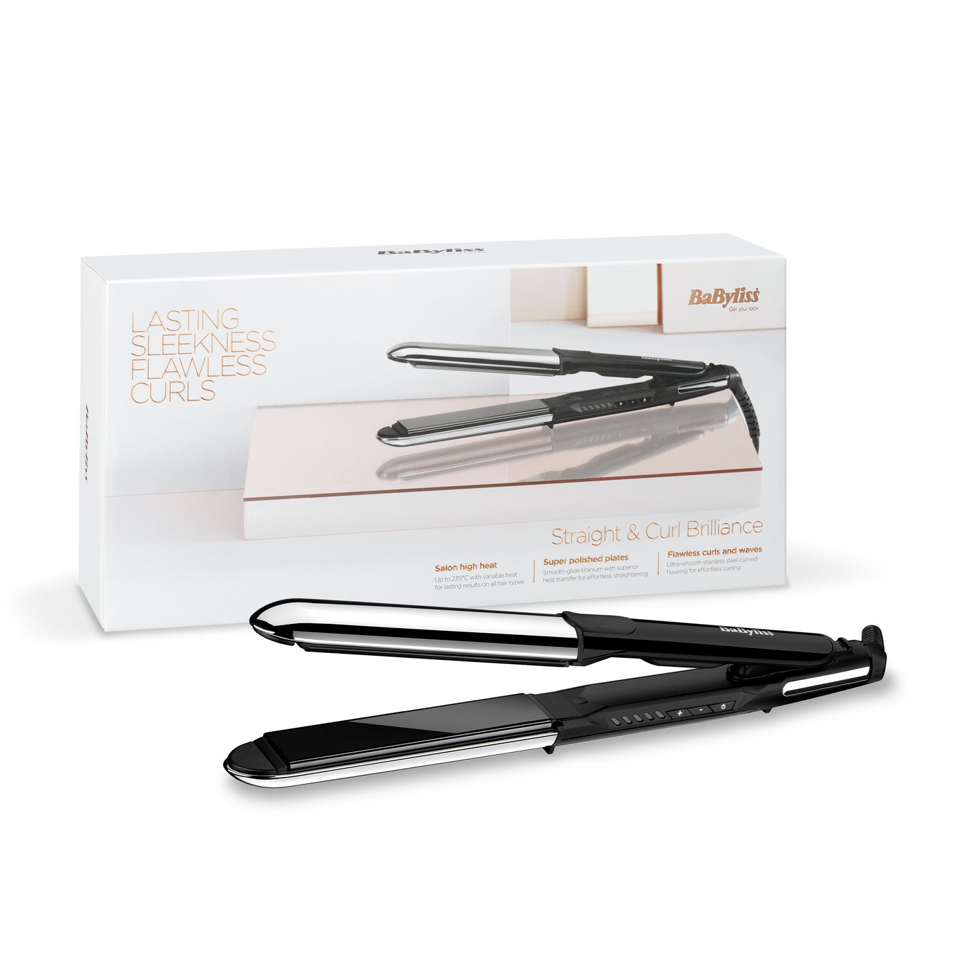 BaByliss 2480U Straight and Curl Brilliance Straightener Reviews