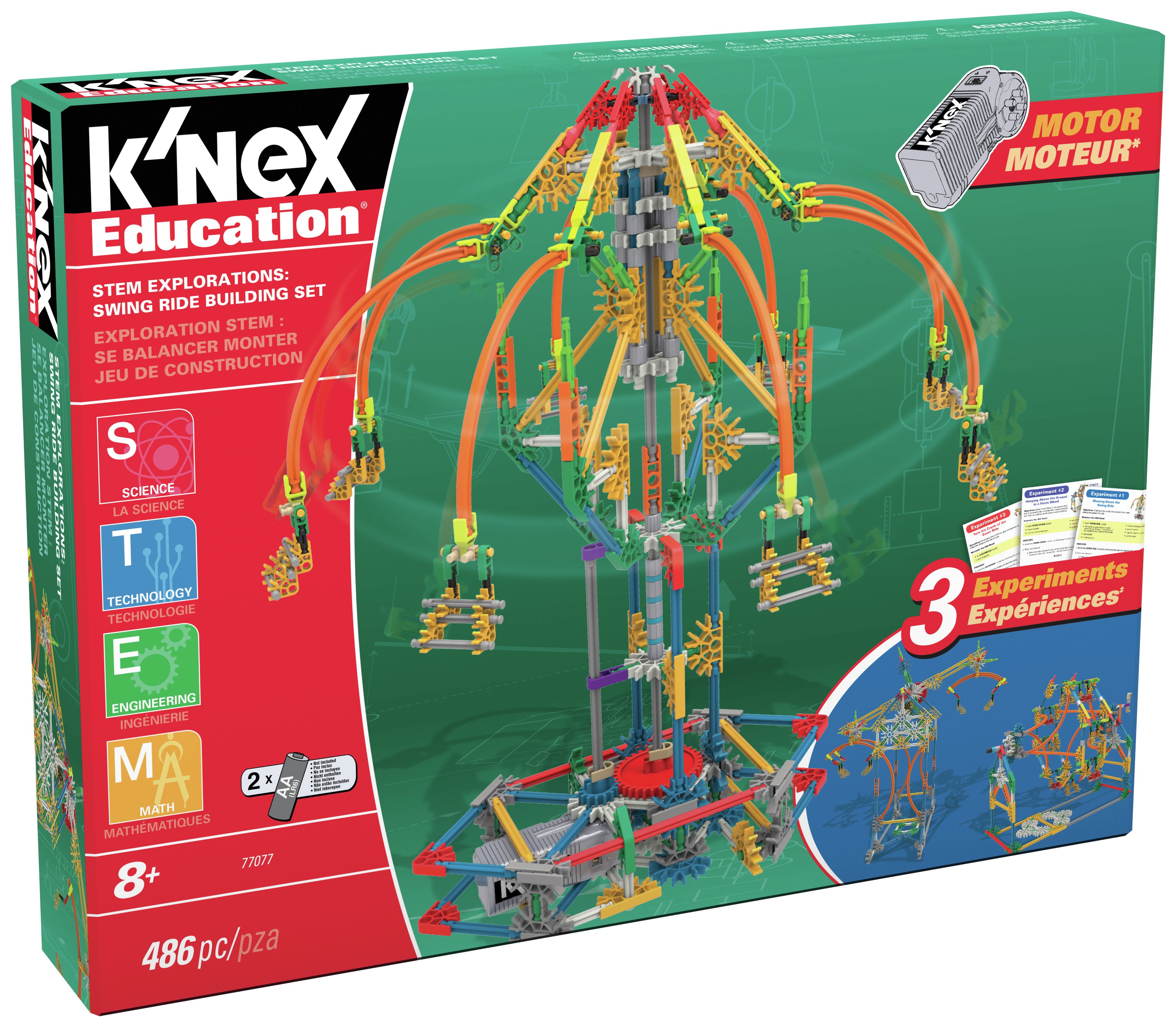 K'NEX STEM Explorations Swing Ride Building Set. K'NEX STEM Explorations Swing Ride Building Set.