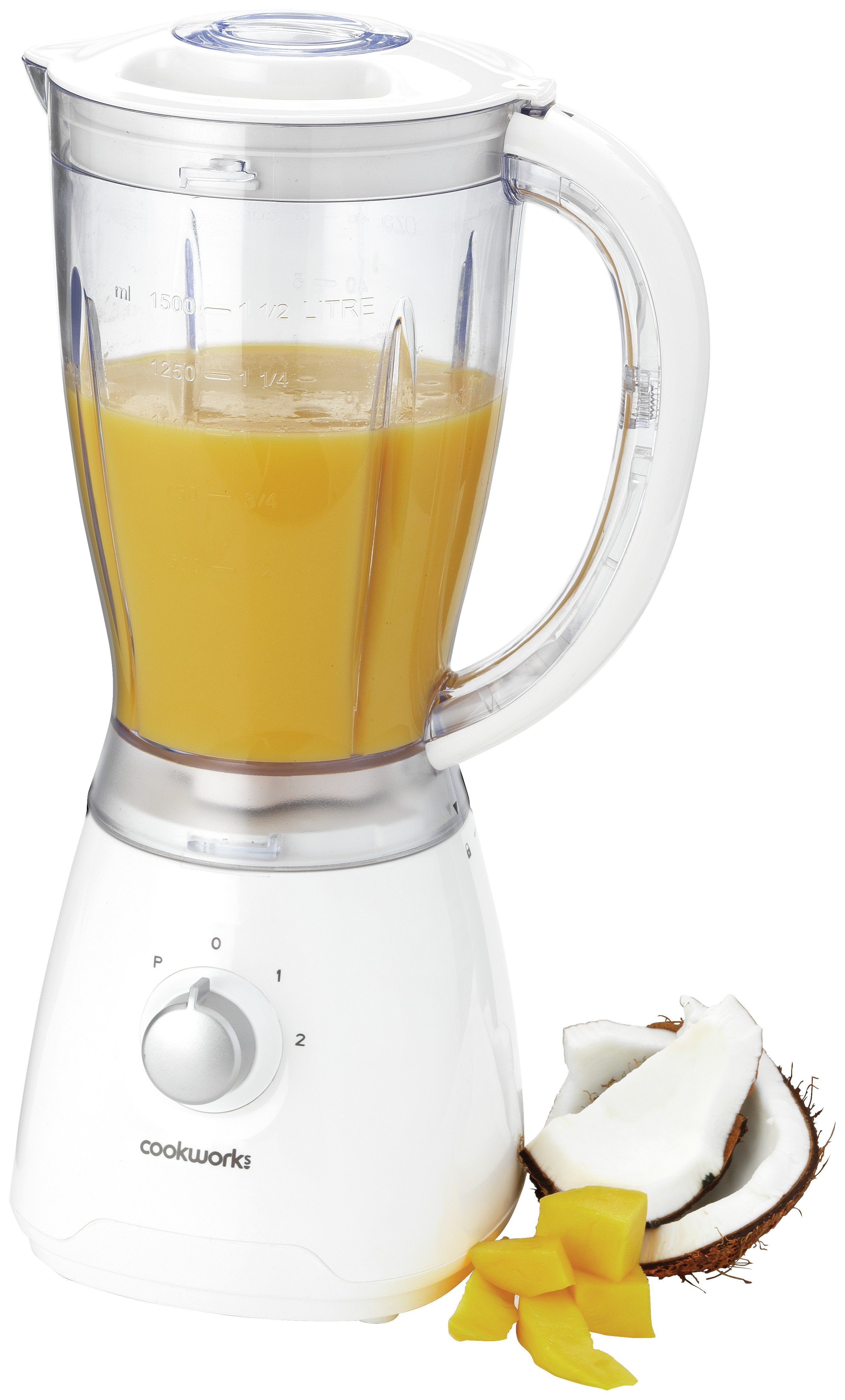 Cookworks 1.5L Blender - White