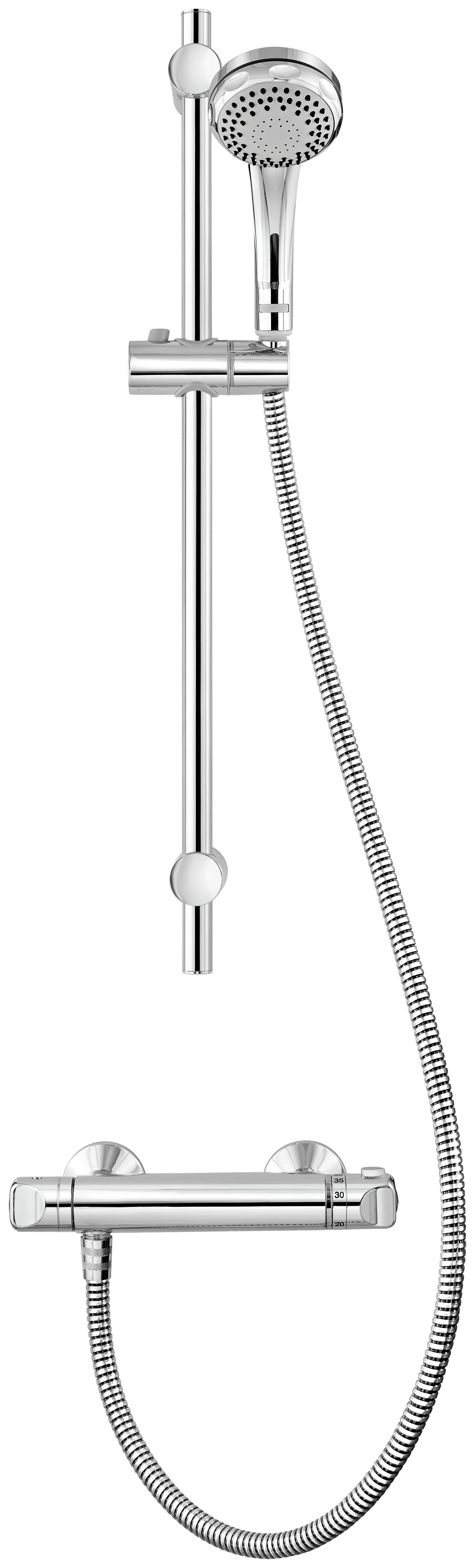 Aqualisa AQ100 Shower Mixer Bar, Valve & Kit