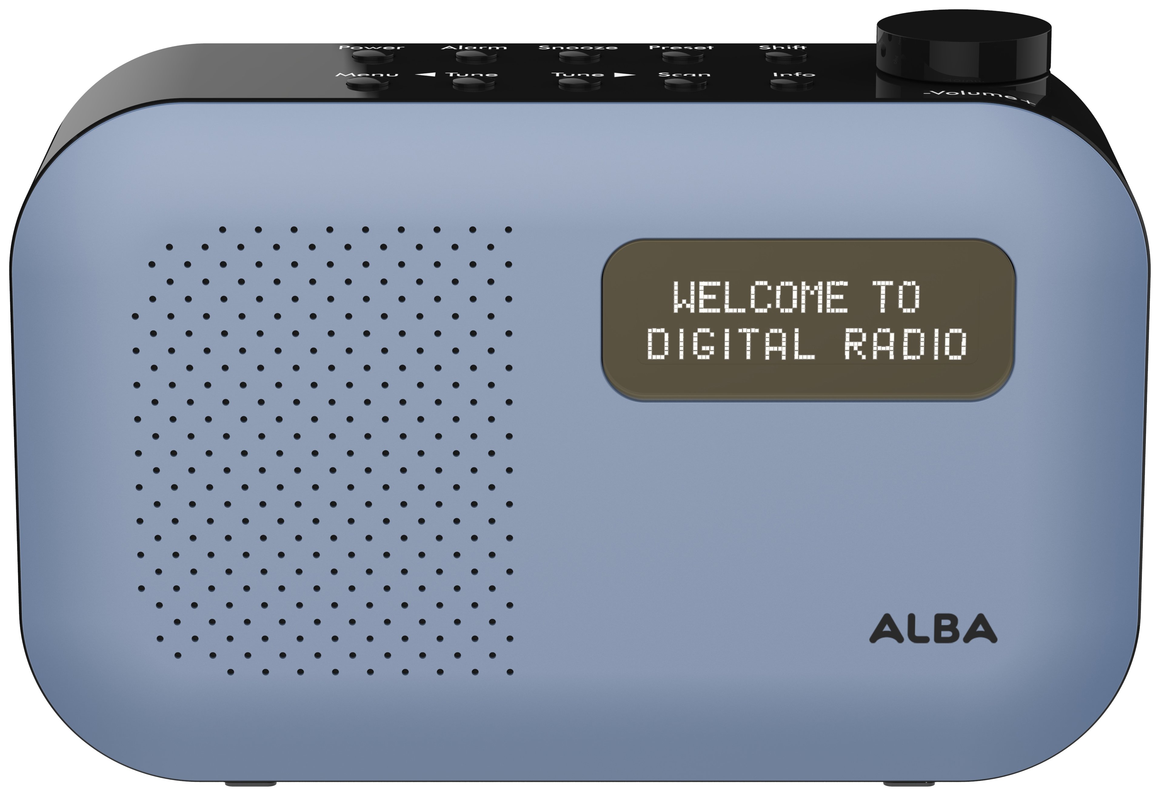 Alba Mono DAB Radio - Blue