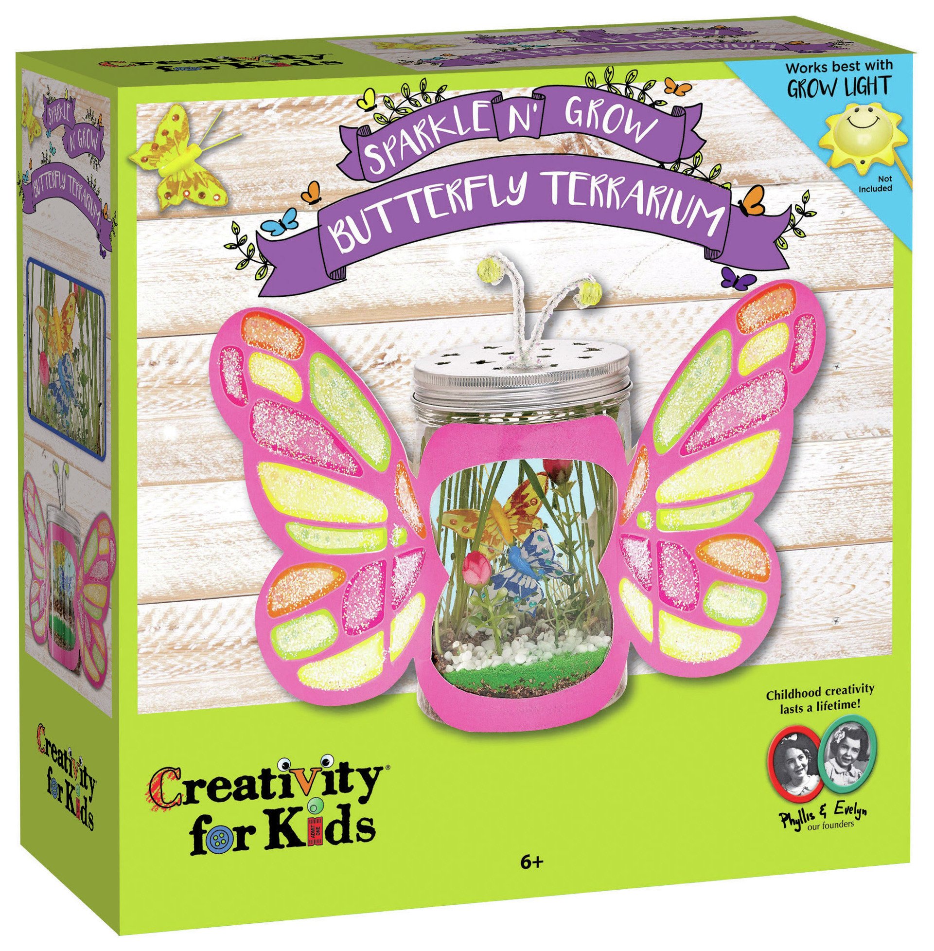 Creativity for Kids Sparkle N' GROW Butterfly Terrarium