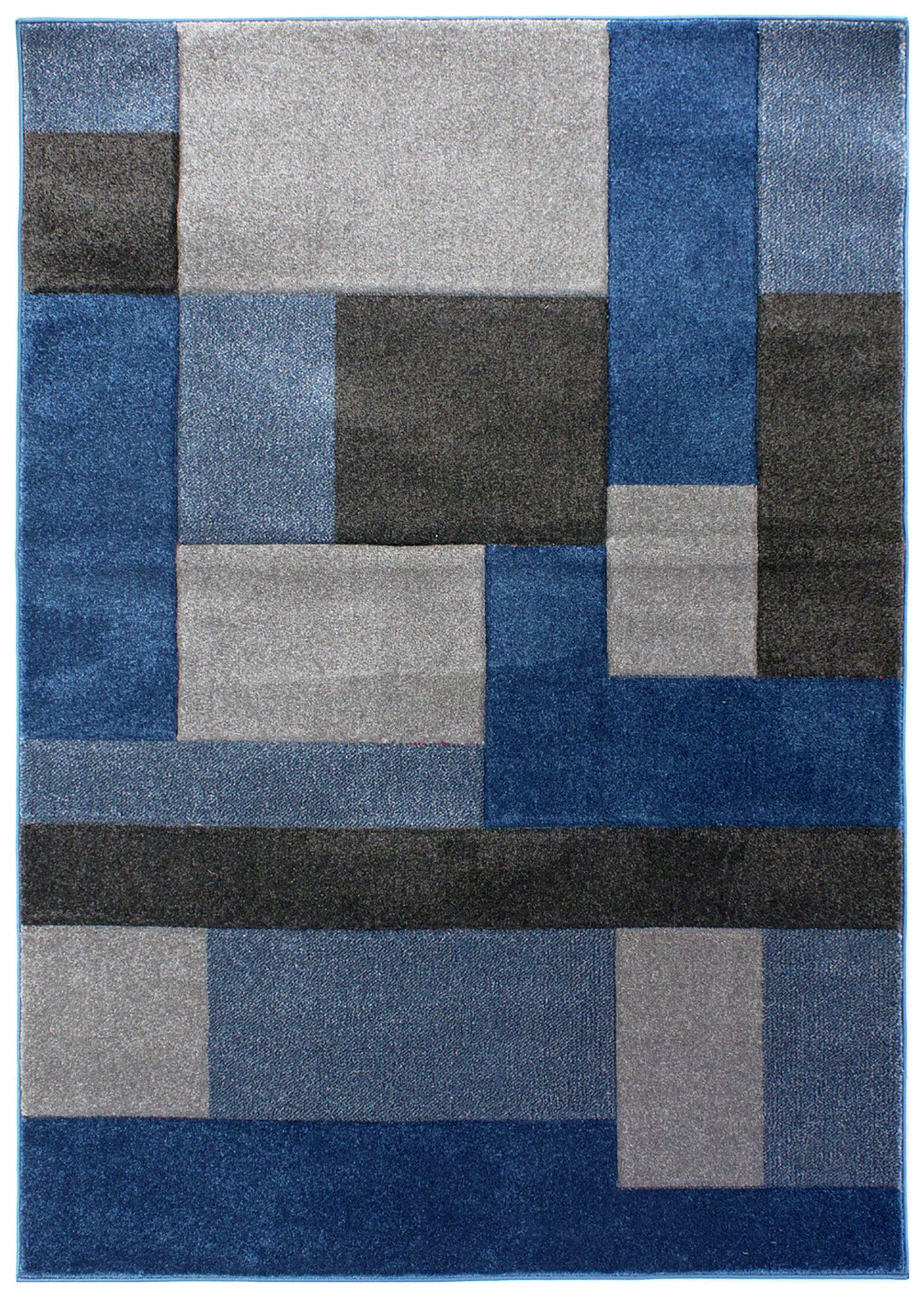 Flair Hand Carved Rug - 120x170cm - Cosmos Blue