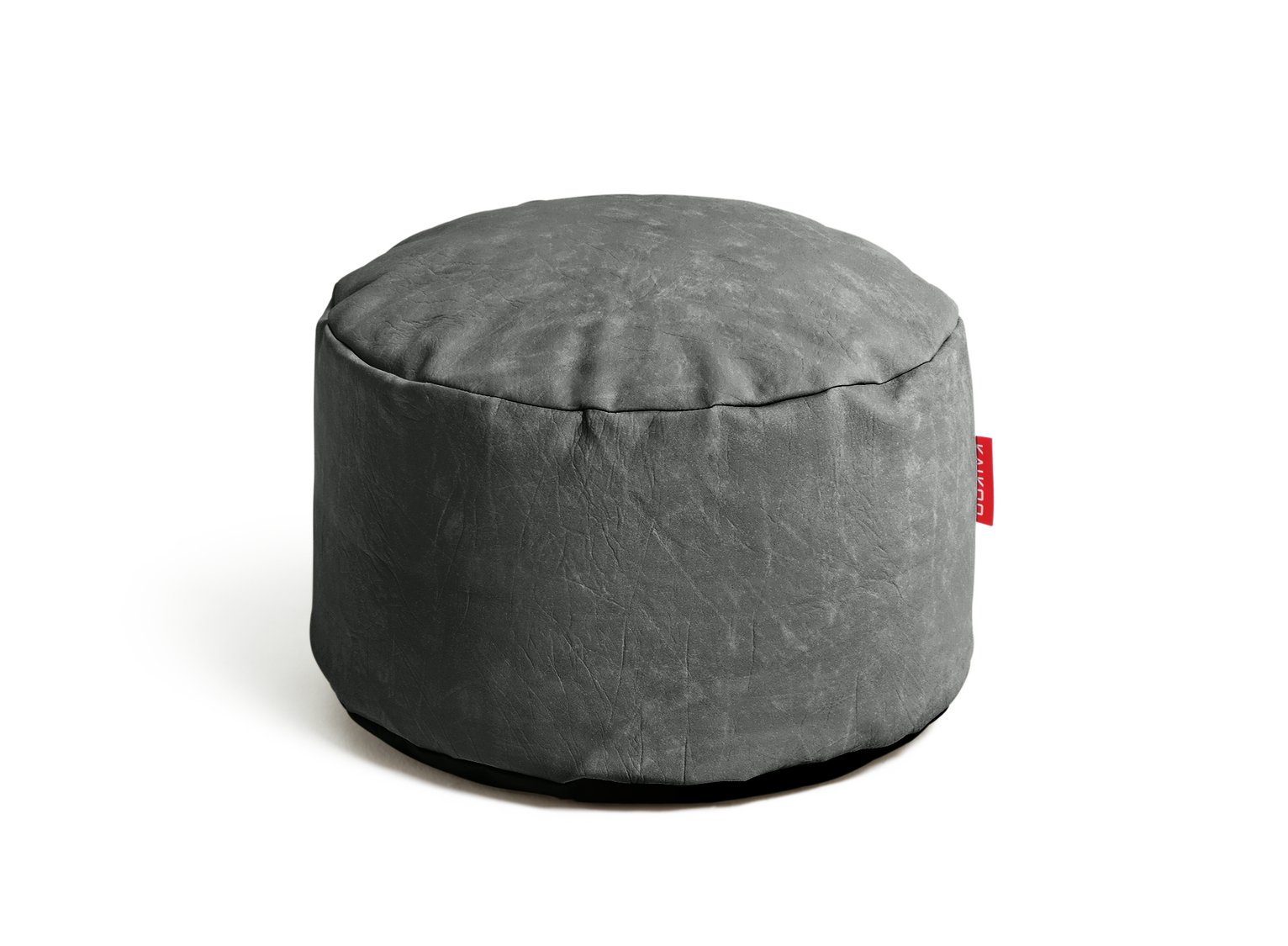 Argos Home Drew Faux Leather Footstool - Grey