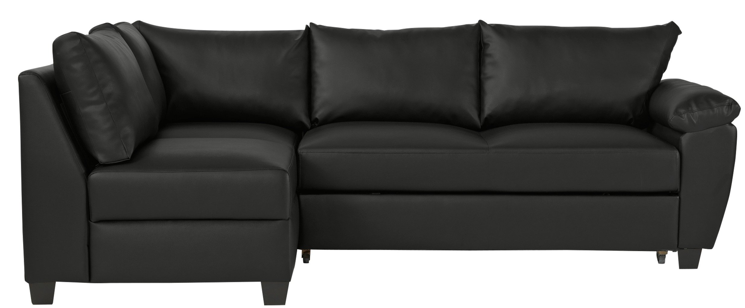 Argos Home Fernando Leather Eff Left Corner Sofa Bed Reviews