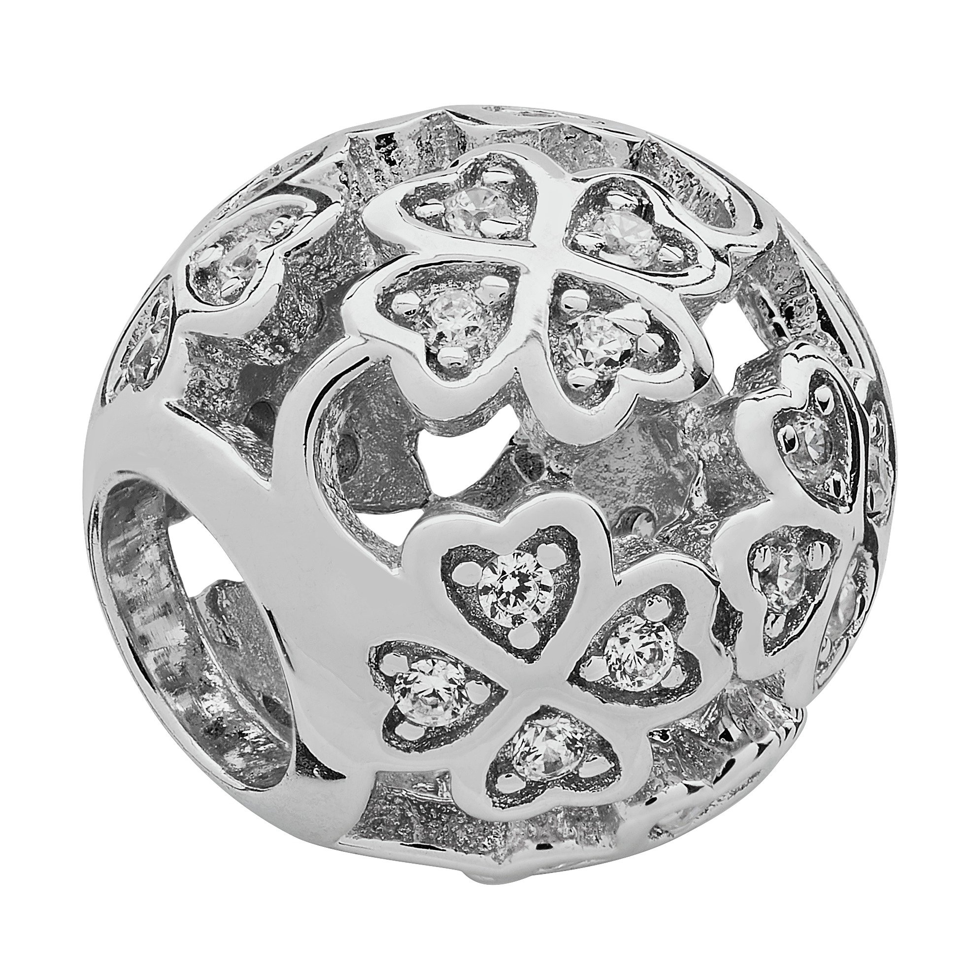 Moon & Back Sterling Silver Cubic Zirconia Flower Bead Review