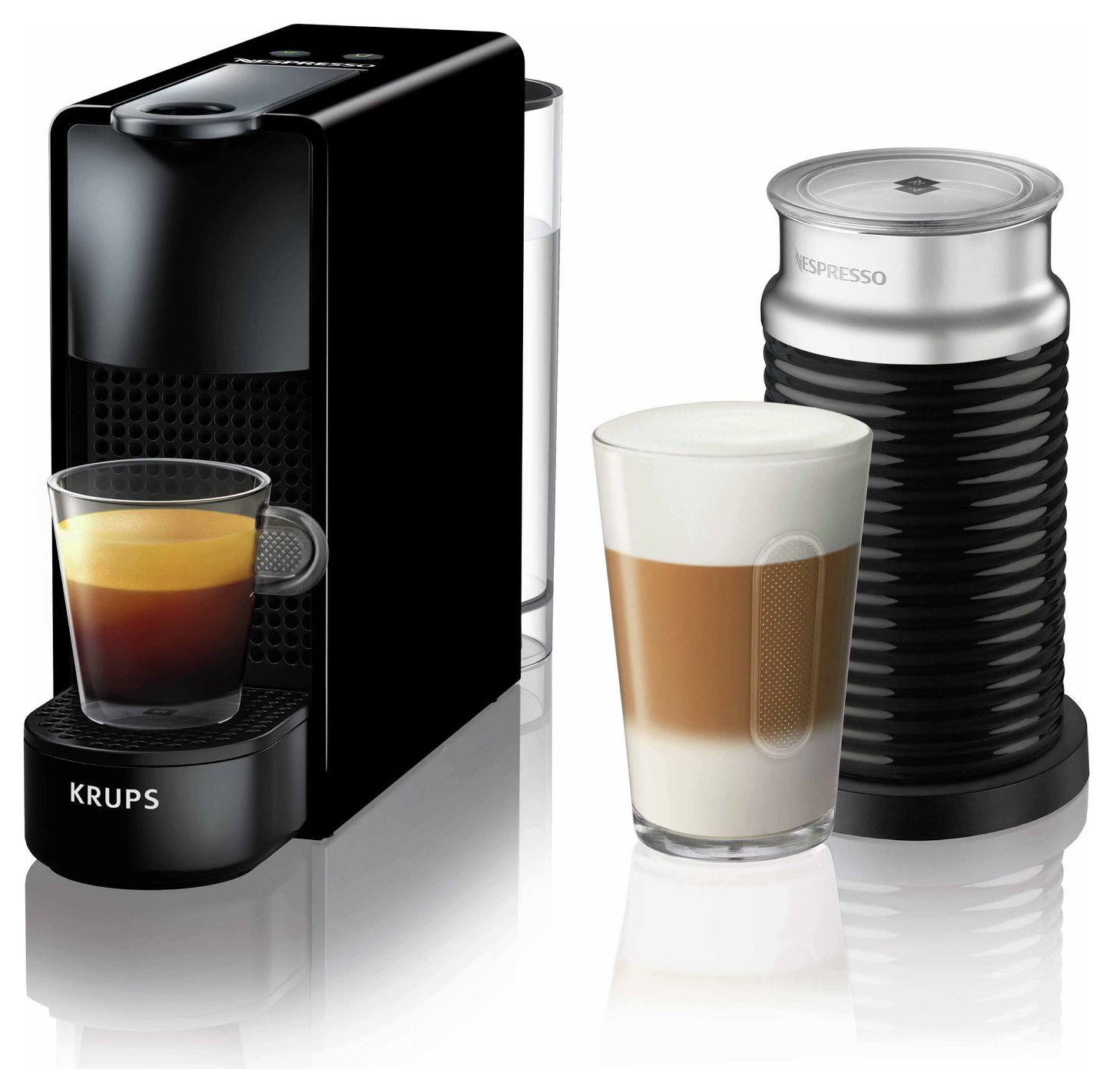 Nespresso by Krups Essenza Mini Pod Coffee Bundle - Black