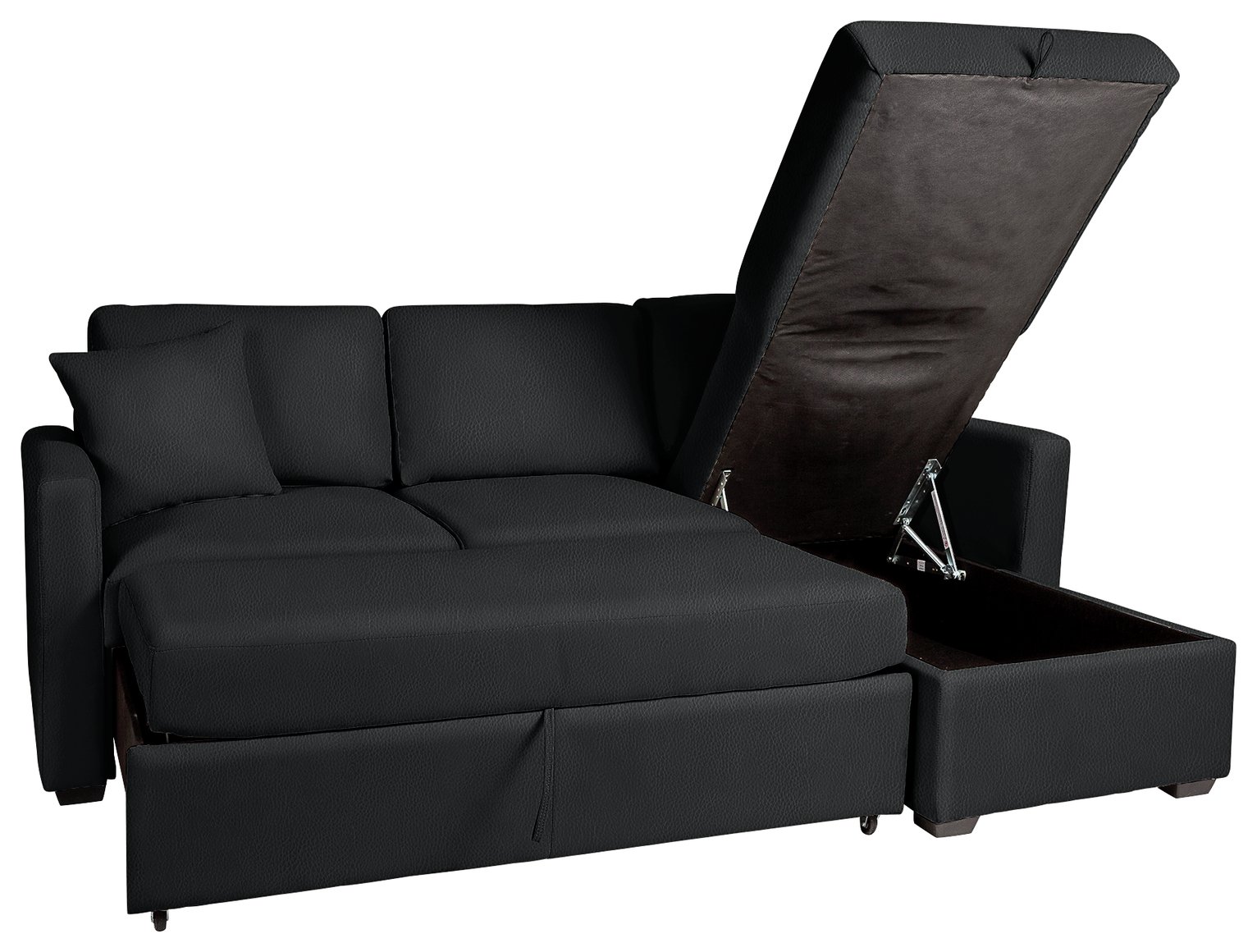 Argos Home Reagan Right Corner Faux Leather Sofa Bed Review