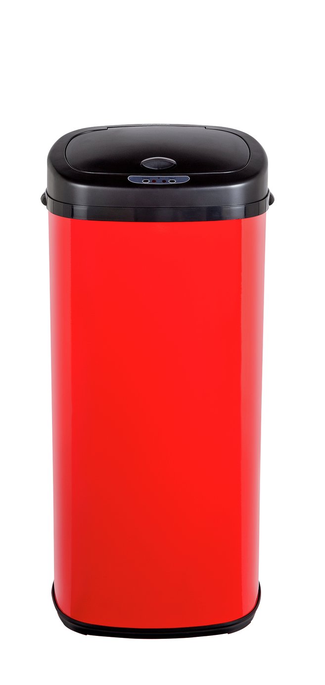 Morphy Richards 50 Litre Sensor Bin - Red