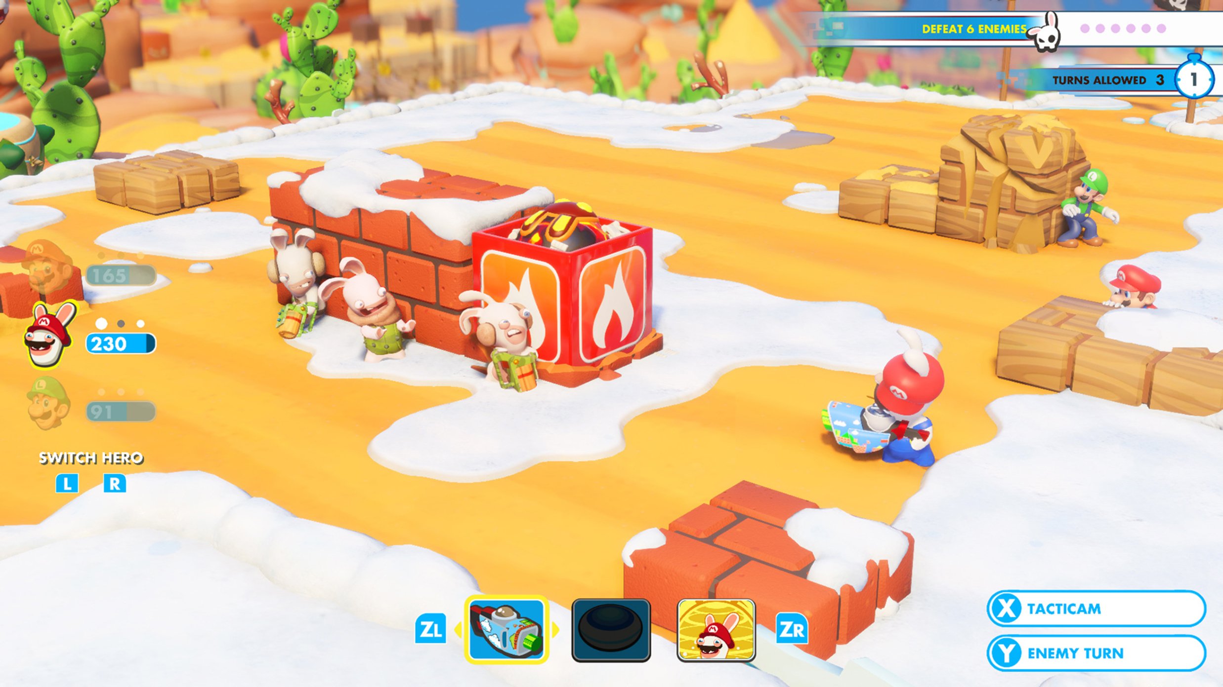 Mario and Rabbids Kingdom Battle Nintendo Switch Game Review