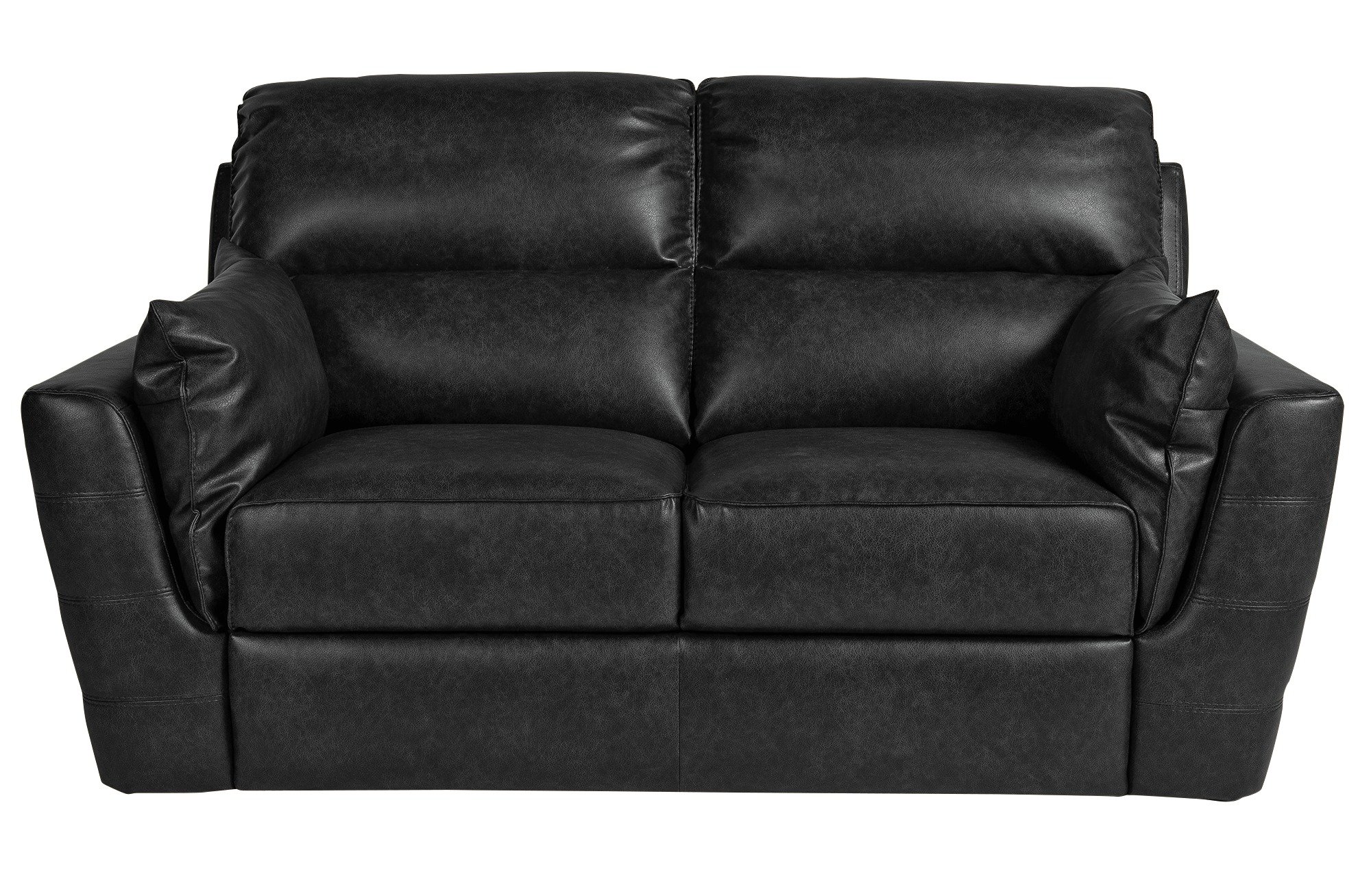 argos leather effect sofa