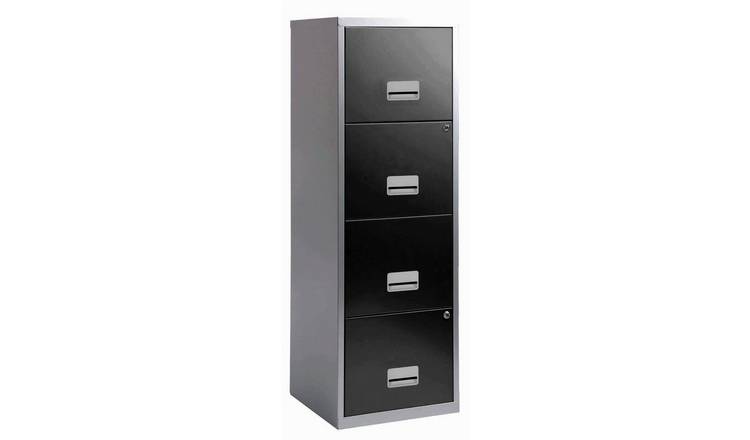 Buy 4 Drawer A4 Metal Filing Cabinet Filing Cabinets And Office Storage Argos