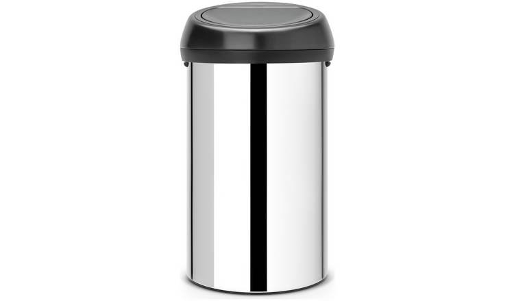 Brabantia 60 Litre Brilliant Steel Touch Bin