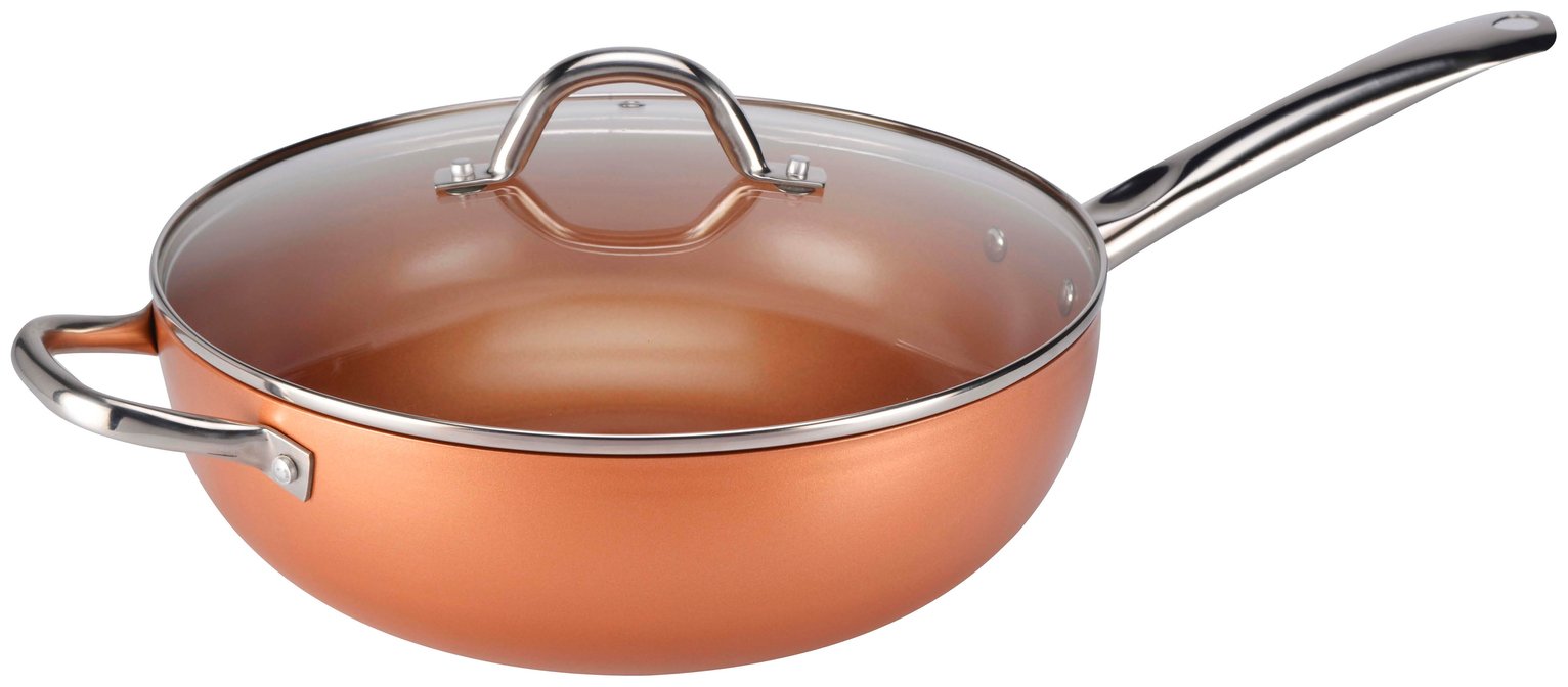Copper Chef Wok with Tempered Glass Lid Reviews