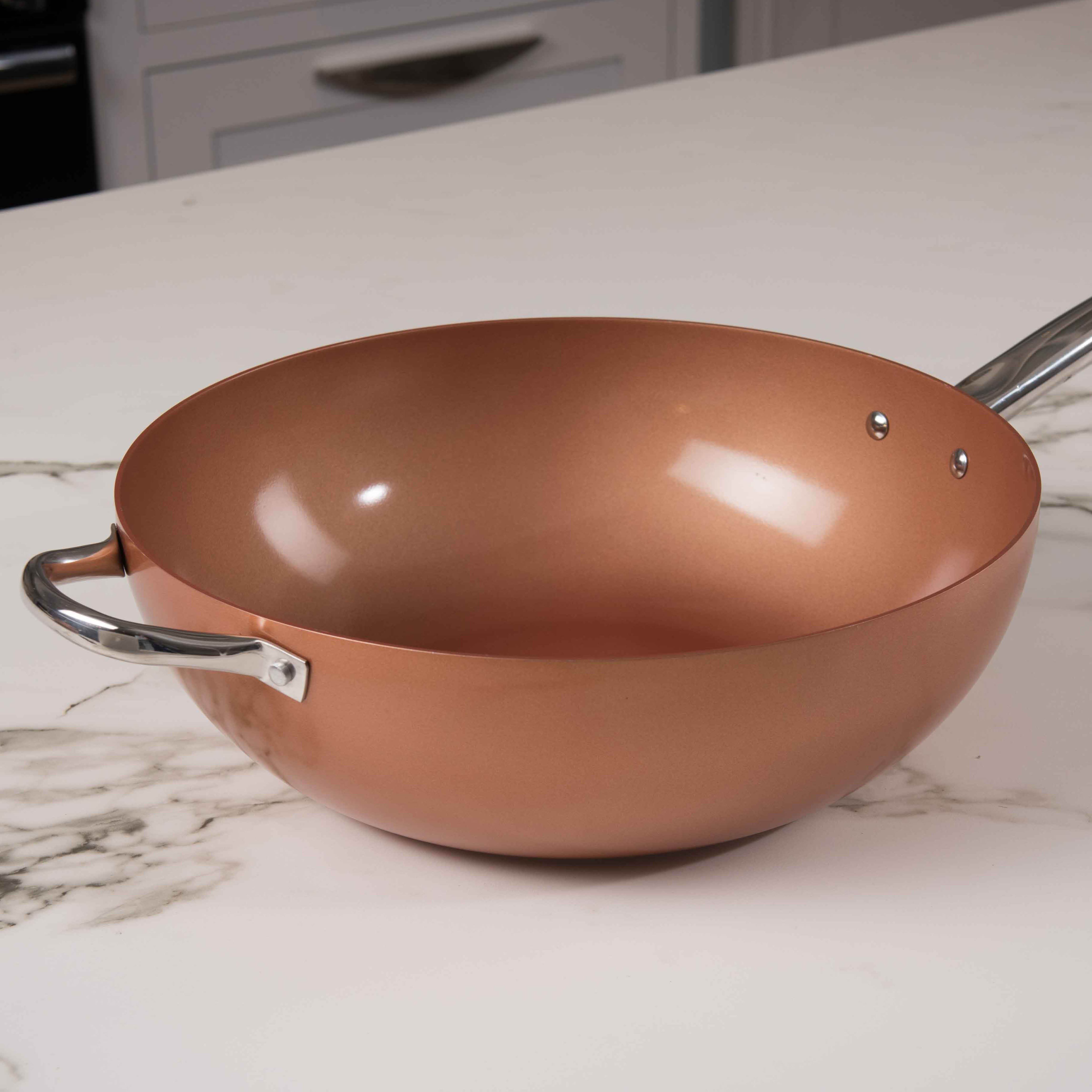 Copper Chef Wok with Tempered Glass Lid Reviews