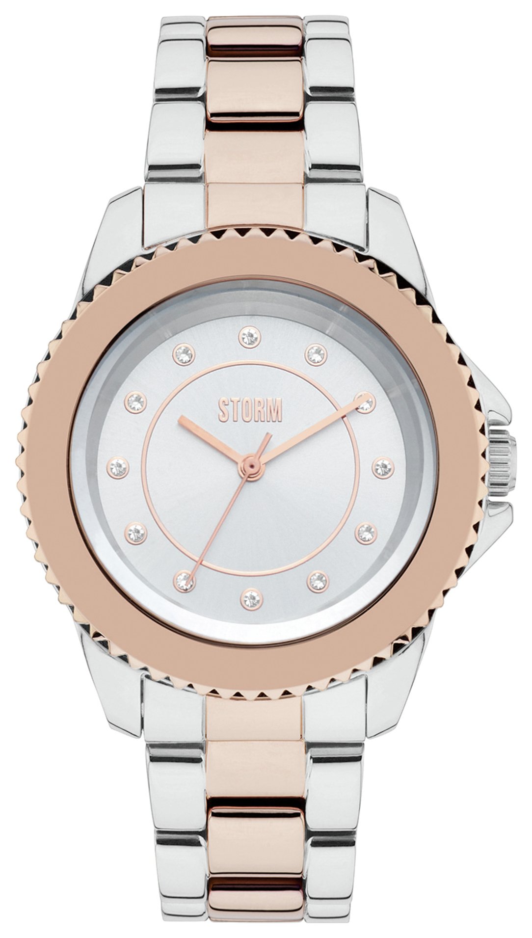 STORM Ladies Zirona Exclusive Two Tone Watch. 7071771 Argos