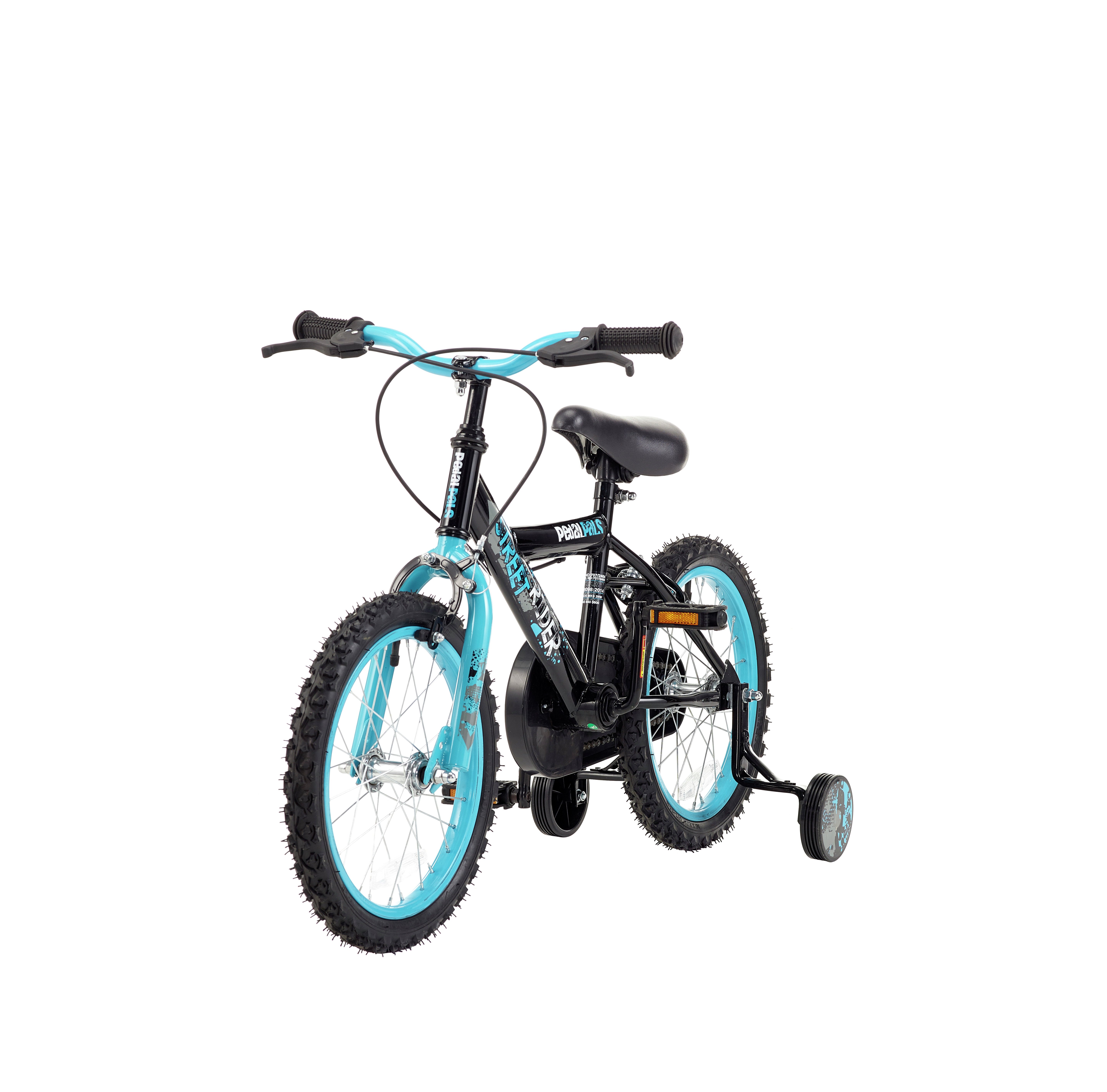 pedal pals street rider 16 inch wheel size kids bike