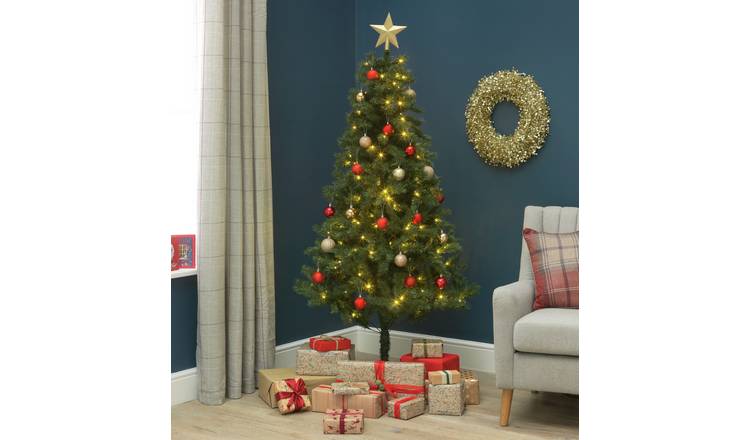 Buy Habitat 6ft Nordland PreLit Christmas Tree Green Limited stock