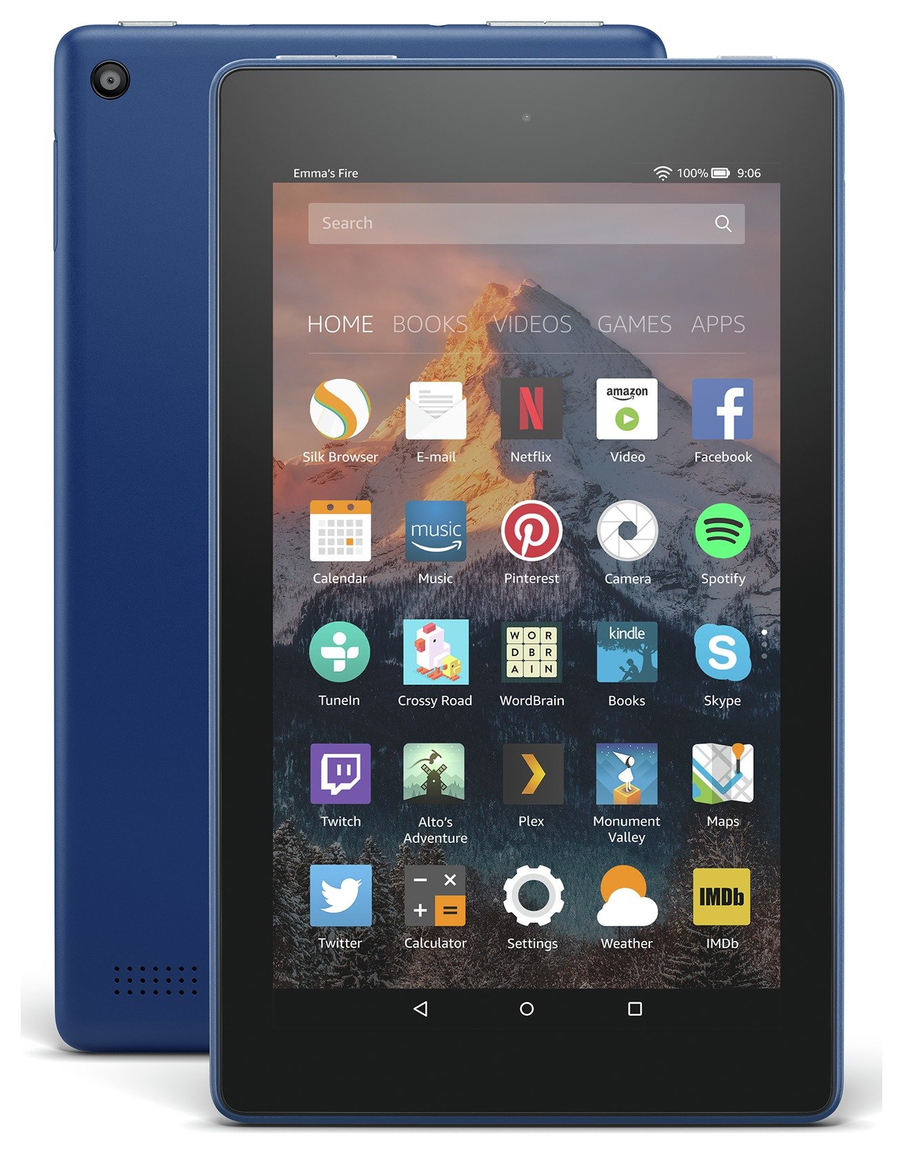 Amazon Fire 7 Alexa 7 Inch 16GB Tablet Marine Blue (7073298) Argos