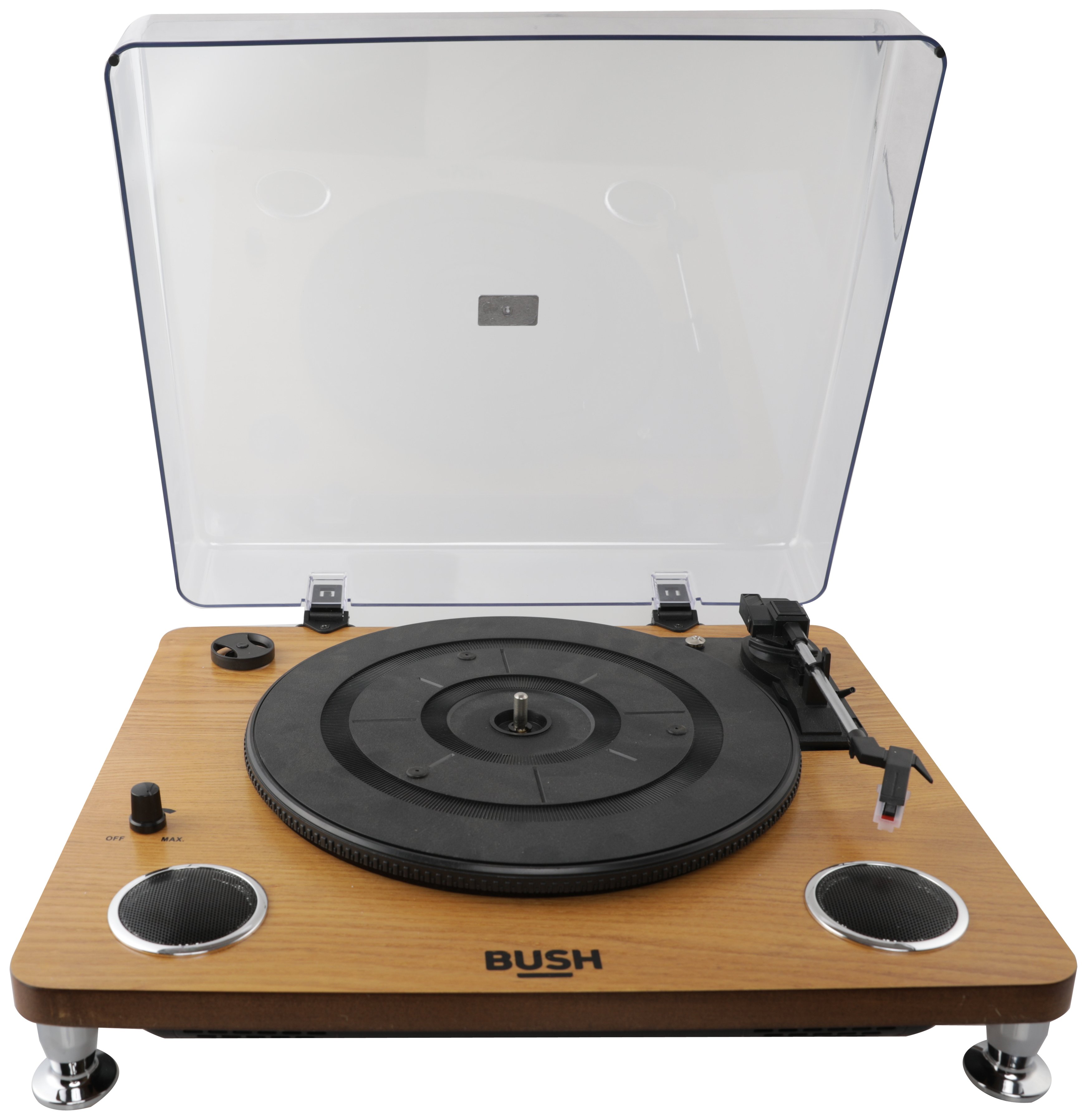Bush Pro Turntable with Speakers.