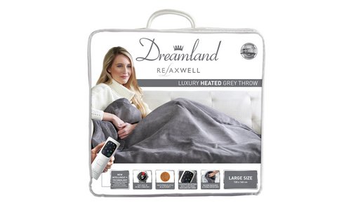 Relaxwell by dreamland discount luxury velvety heated throw