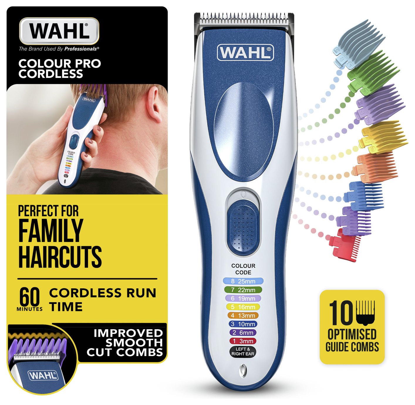hair clippers with 25mm guard