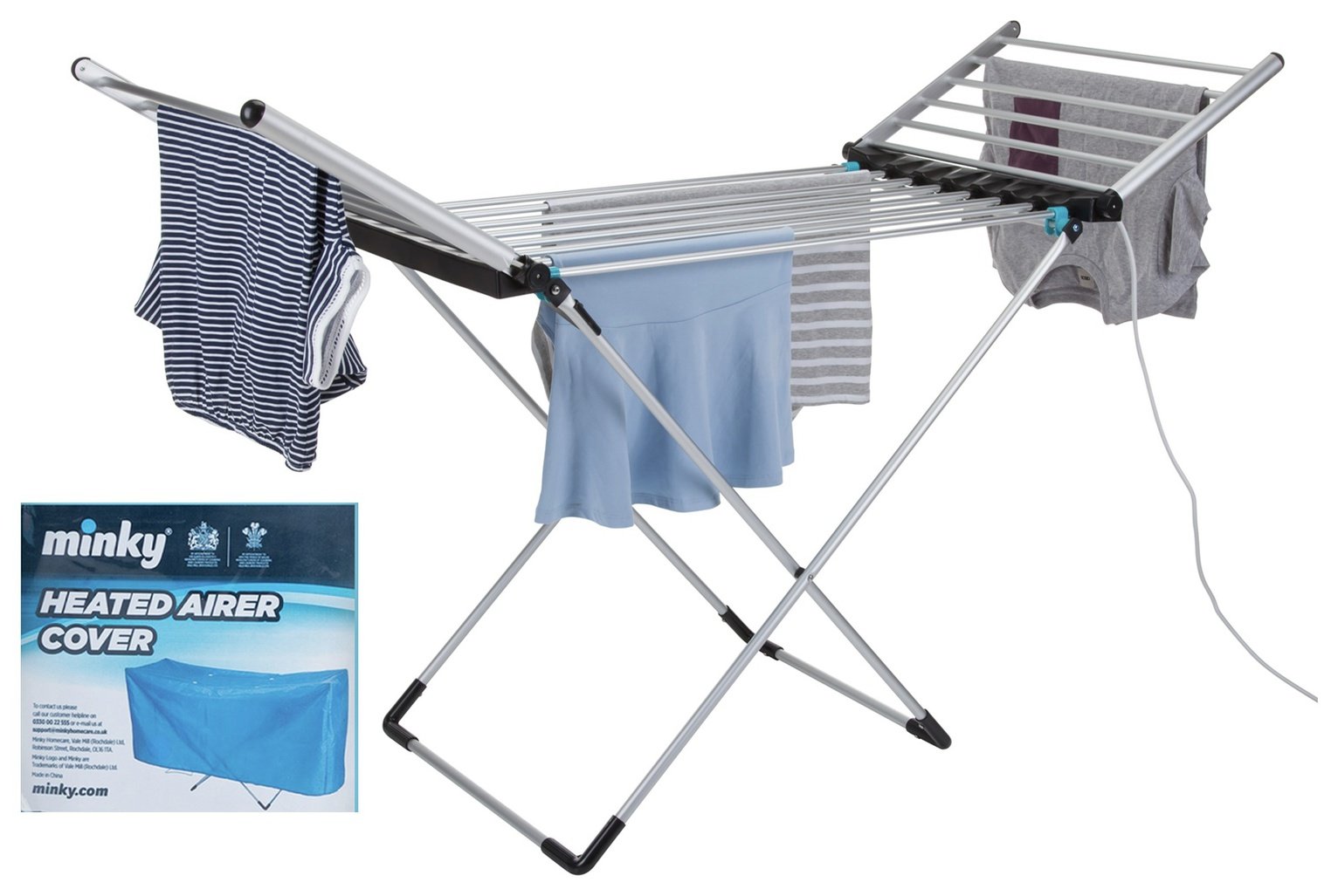 Minky wing 12m heated clothes online airer