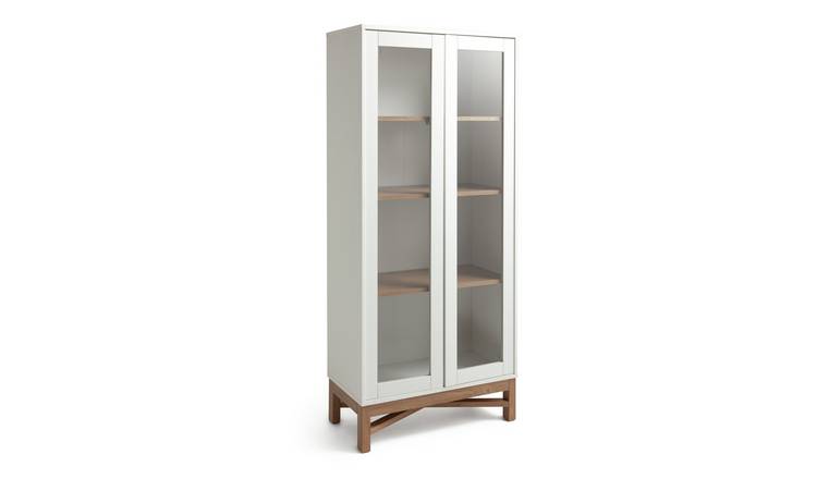 Argos display store cabinet with light