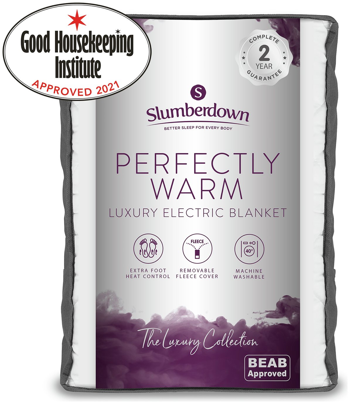 Slumberdown Dual Control Electric Underblanket Superking